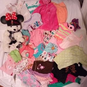 34 piece girls 18 month bundle